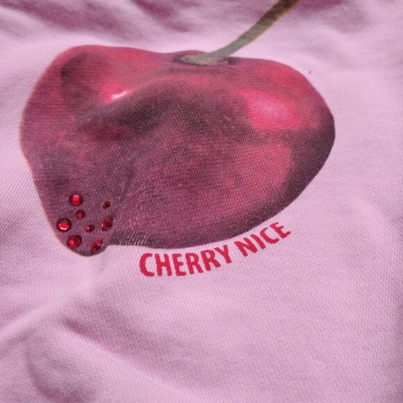 Pastel Pink Zara "Cherry Nice" Sweater - Picture 3 of 5